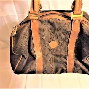 Authentic CHLOE canvas bag/small duffel! unique